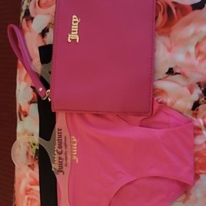 Juicy culture wristlet 2 pair small panties